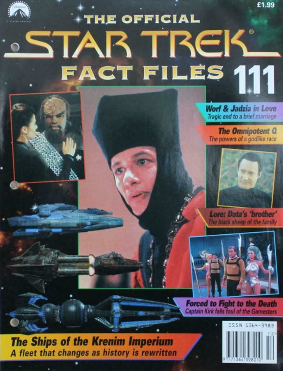 The Official Star Trek fact files - issue 111