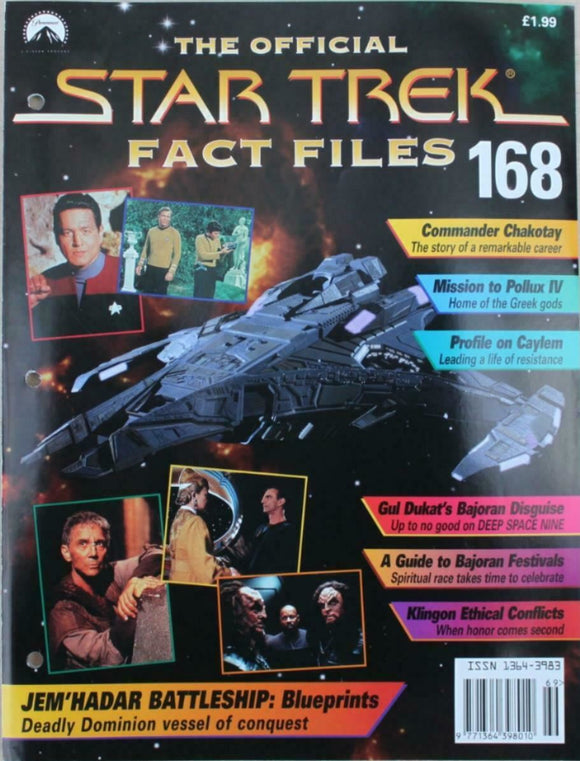 The Official Star Trek fact files - issue 168