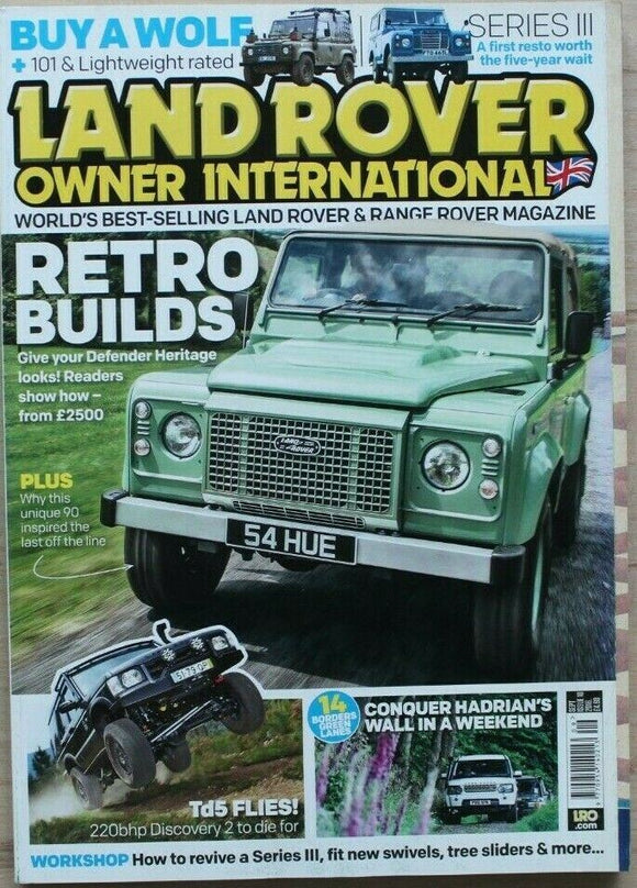 Land Rover Owner LRO # September 2016 - Buy a Wolf - Borders lanes