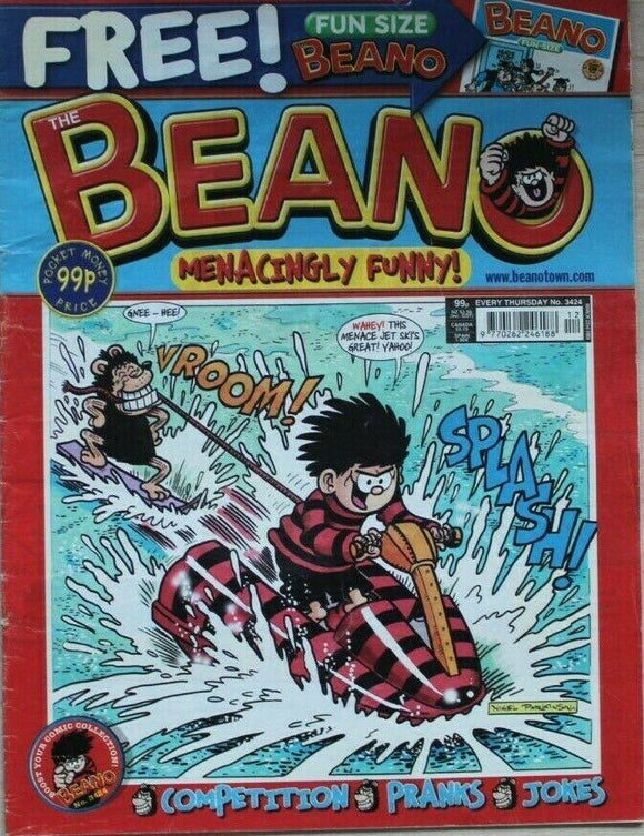 Beano Comic - 3424 - 22 March 2008