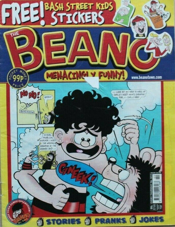 Beano Comic - 3414 - 12 January 2008