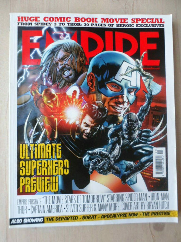 Empire magazine - Nov 2006 - # 209 - Ultimate Superhero Cover
