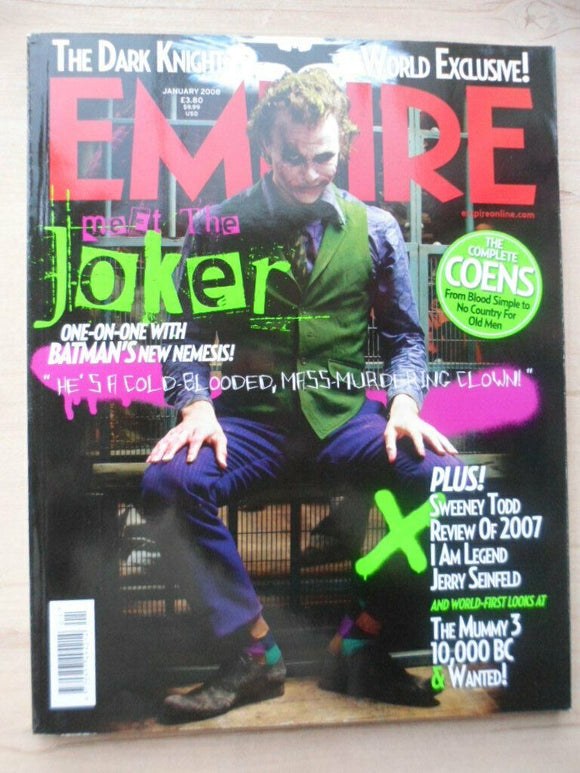 Empire magazine - Jan 2008 - # 223 -  Meet The Joker