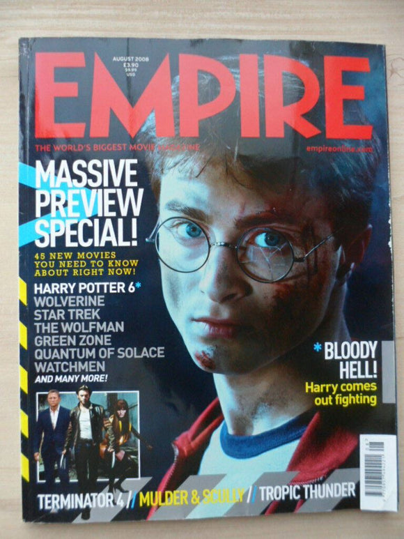 Empire magazine - Aug 2008 - # 230  - HARRY POTTER AND THE HALF-BLOOD PRINCE