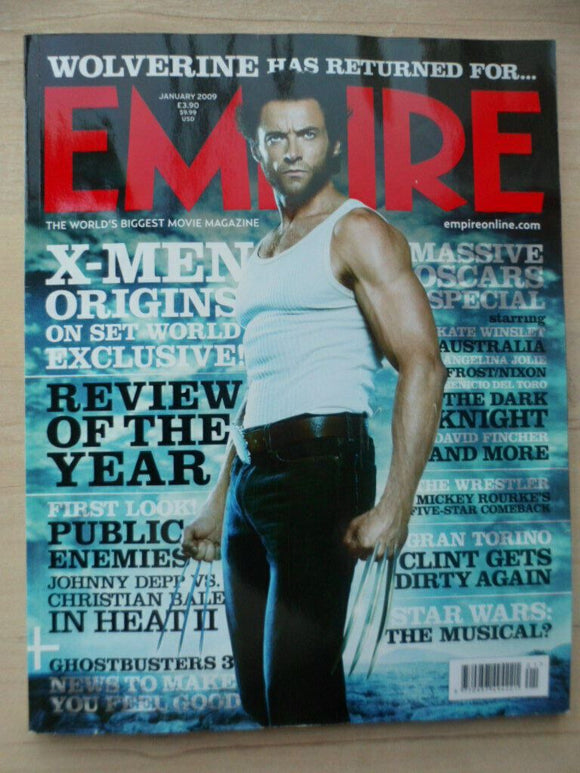 Empire magazine - Jan 2009 - # 235 - X-MEN ORIGINS