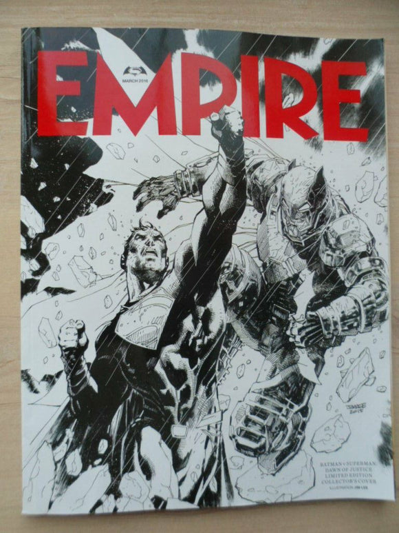 Empire magazine - March 2016 - # 321 -  Jim Lee - Batman vs Superman cover