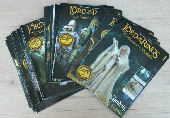 GW Lord of the Rings Collectors models Magazines only