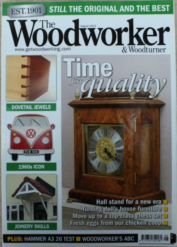 Woodworker Magazine -Aug-2013-Clock
