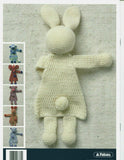 Patons Crochet pattern Flat toys - 5 styles