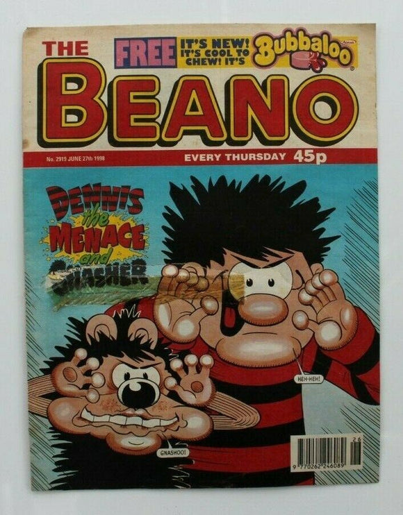 Beano British Comic - # 2919 - 27 June 1998