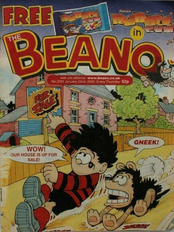 Beano British Comic - # 3001 - 22 January 2000 - #