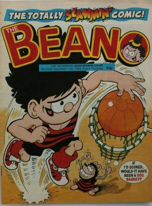 Beano British Comic - # 2995 - 11 December 1999 - #
