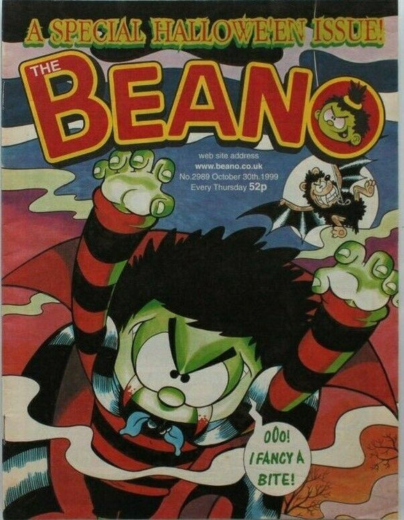 Beano British Comic - # 2989 - 30 October 1999 - #