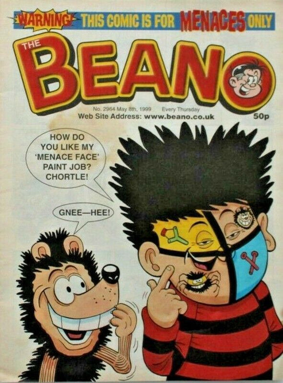 Beano British Comic - # 2964 - 8 May 1999 - #