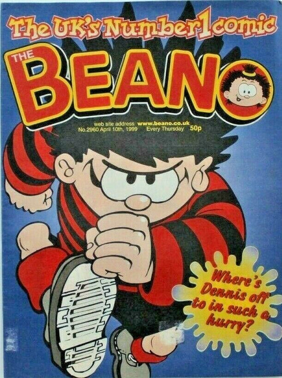 Beano British Comic - # 2960 - 10 April 1999 - #