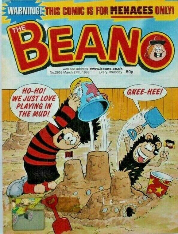 Beano British Comic - # 2958 - 27 March 1999 - #