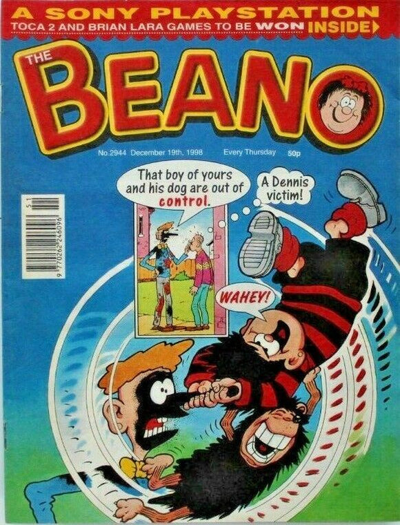 Beano British Comic - # 2944 - 19 December 1998 - #