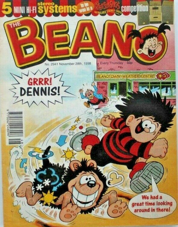 Beano British Comic - # 2941 - 28 November 1998 - #