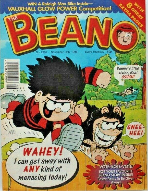 Beano British Comic - # 2939 - 14 November 1998 - #