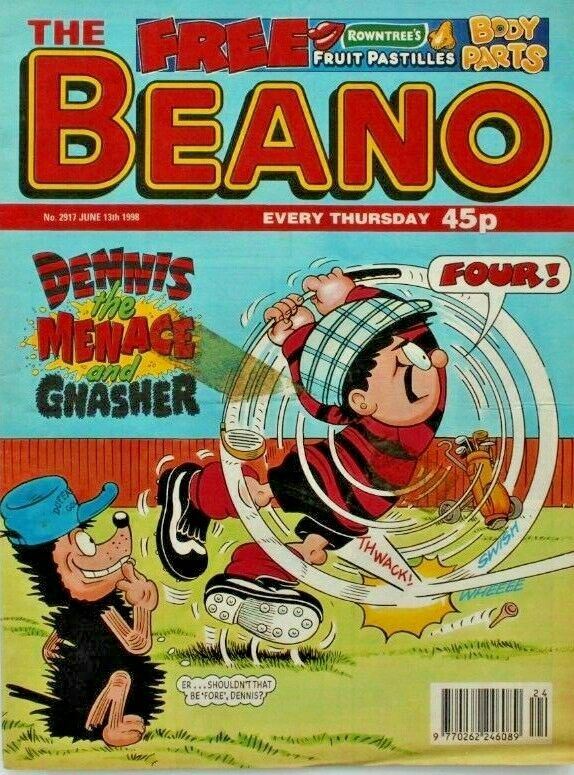 Beano British Comic - # 2917 - 13 June 1998 - #